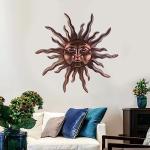 Large Metal Sun Wall Art Decor - 30 inches