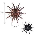 Large Metal Sun Wall Art Decor - 30 inches