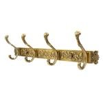 Vintage Wall-Mounted Coat Rack with Hooks