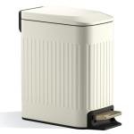 Slim Soft Close Bathroom Trash Can - 6L