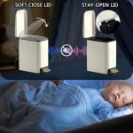 Slim Soft Close Bathroom Trash Can - 6L