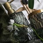 6-Piece Clear Glass Bathroom Accessory Set