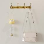 Vintage Wall-Mounted Coat Rack with Hooks