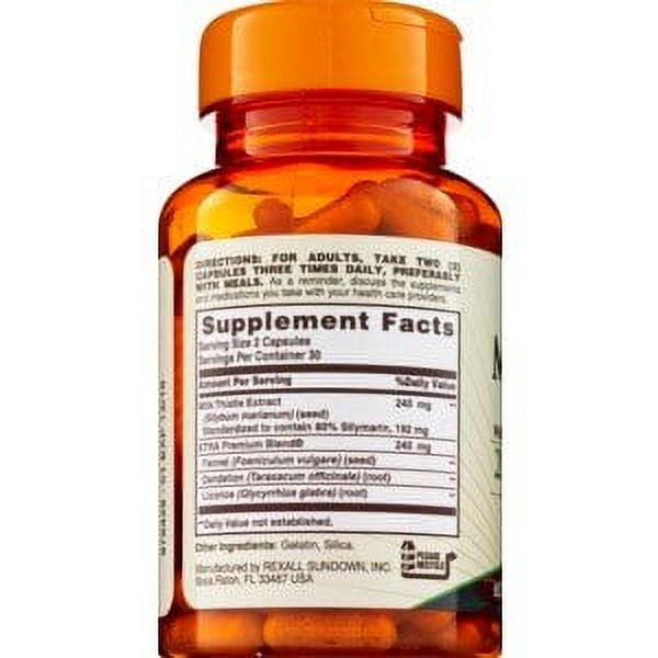 Sundown Milk Thistle 240mg, 60 Capsules - 2 Pack