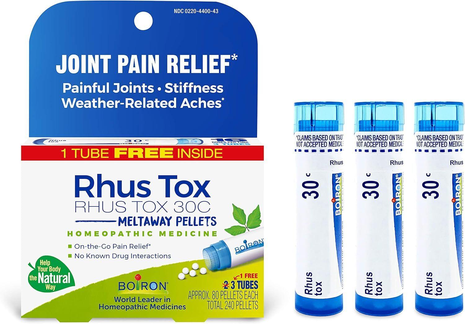 Boiron Rhus Tox 30C for Joint Pain Relief