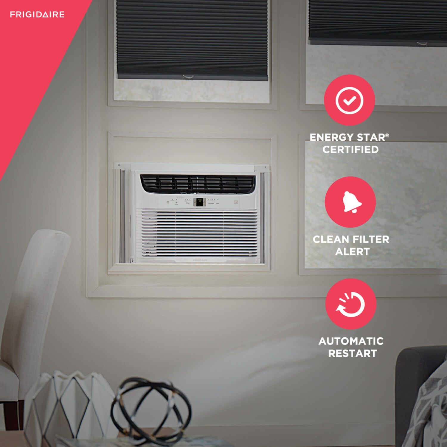 Smart Wi-Fi Window AC – Frigidaire Gallery