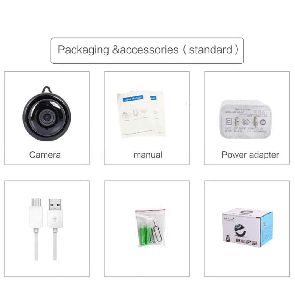 Smart WiFi Security Camera with Night Vision