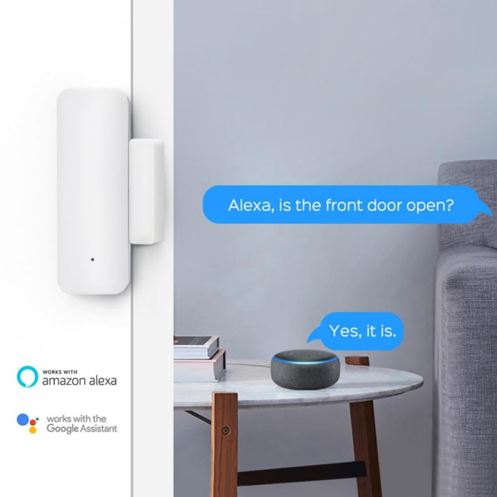 Smart WiFi Door Sensor Compatible with Alexa/Google - 2 Pack