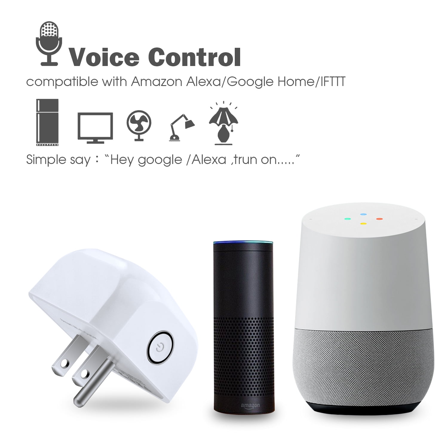 Smart Plug 2-Pack for Remote Control of Devices