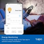 Tapo Smart Light Bulbs - Dimmable, Alexa & Google Compatible