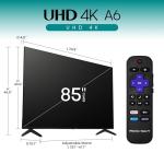 Hisense 85-Inch 4K UHD Smart Roku TV