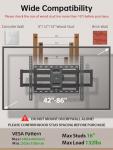 Full Motion TV Wall Mount for 42-86 Inch TVs
