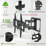 Full Motion TV Wall Mount for 42-86 Inch TVs