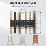 Low Profile Fixed TV Wall Mount Bracket 26-60