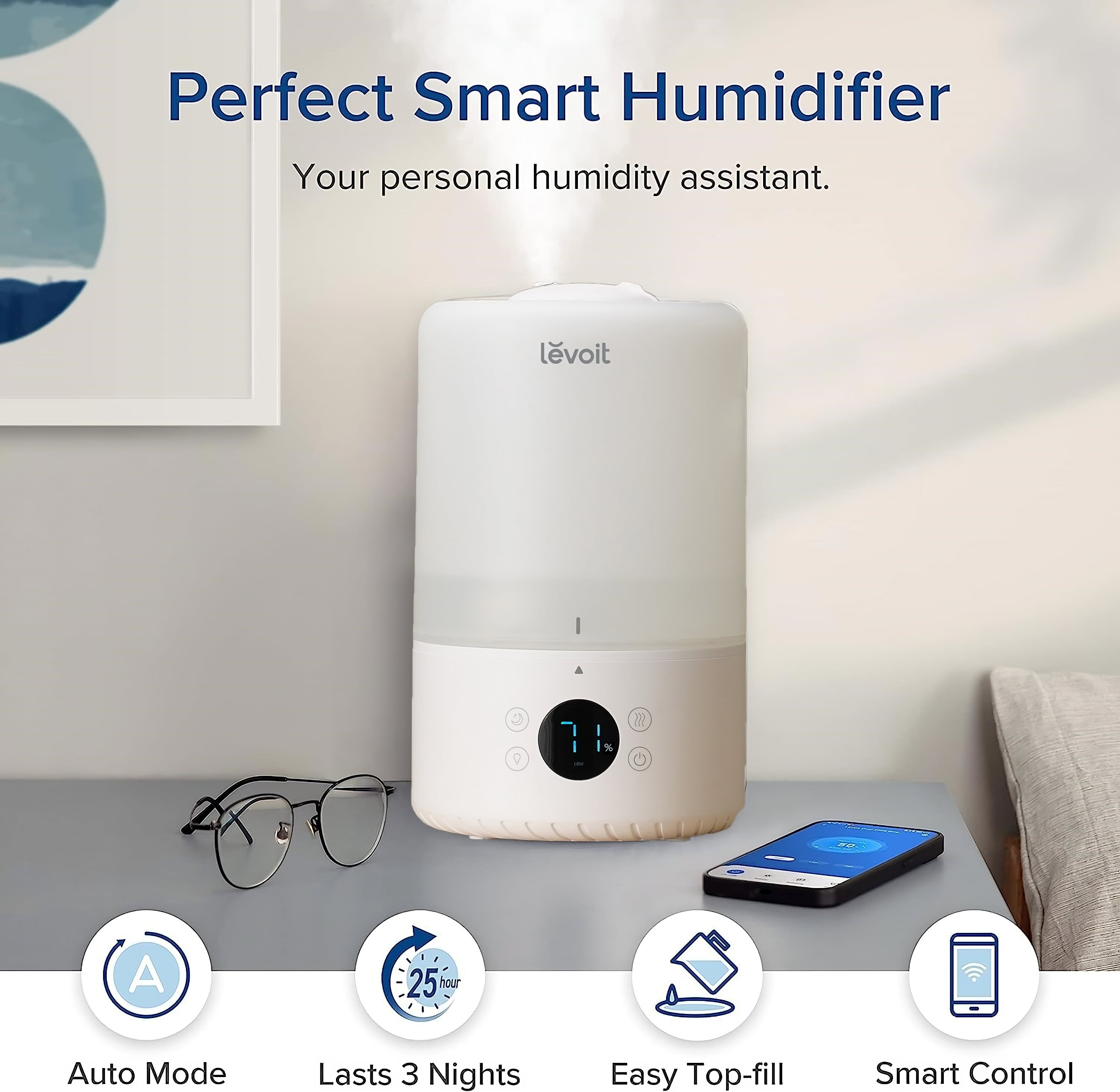 LEVOIT Smart Humidifier for Baby's Room
