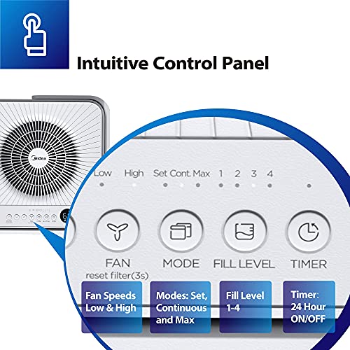 Smart Wi-Fi Dehumidifier for Medium-sized Rooms