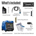 Westinghouse Dual Fuel Quiet Inverter Generator 5000W