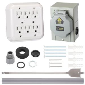 Tellegloww 30amp Portable Generator Wall Kit