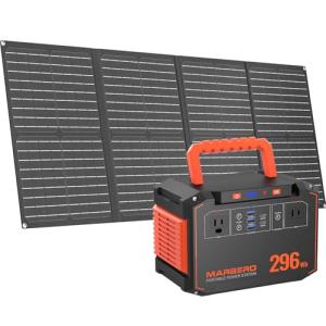 MARBERO 296Wh Portable Solar Power Generator