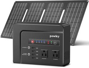 Powkey 200W Solar Generator with 40W Panel