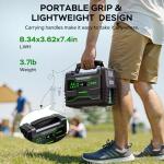 Marbero 155Wh Solar Powered Generator with Solar Panels