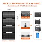 Powkey 200W Solar Generator with 40W Panel