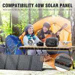 300W Solar Generator with 40W Solar Panels