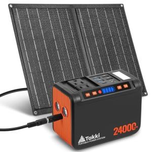 Takki 120W Solar Generator Power Station for Outdoors