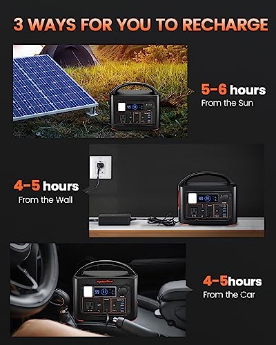 300Wh Portable Power Station Generator - 300W