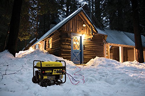 Champion 4375/3500-Watt RV Ready Portable Generator with Wheel Kit