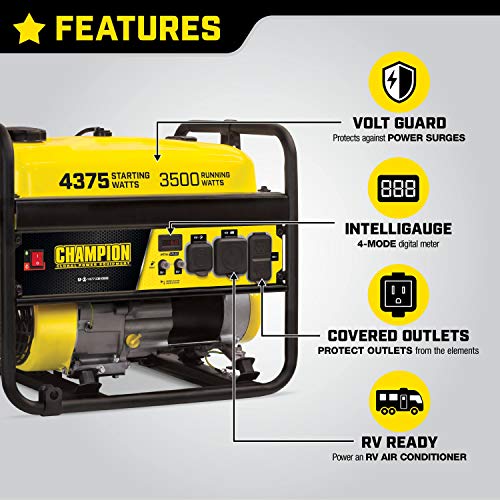 Champion 4375/3500-Watt RV Ready Portable Generator