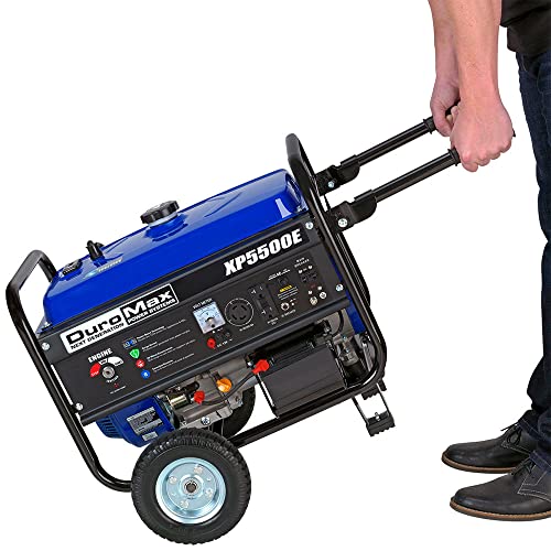 DuroMax XP5500E Portable Generator - 5500W Electric Start