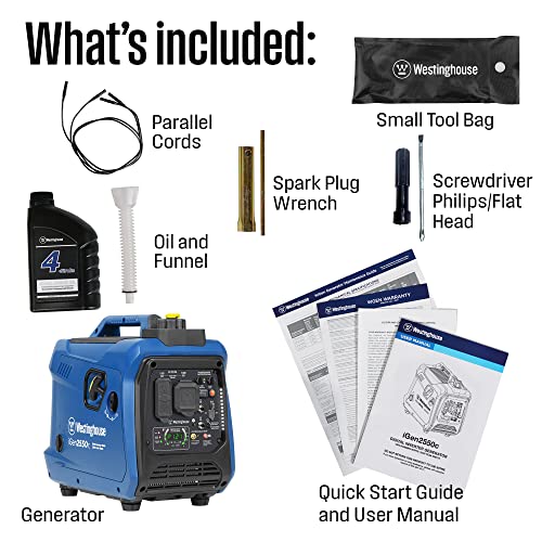 Westinghouse 2550W Super Quiet Portable Inverter Generator