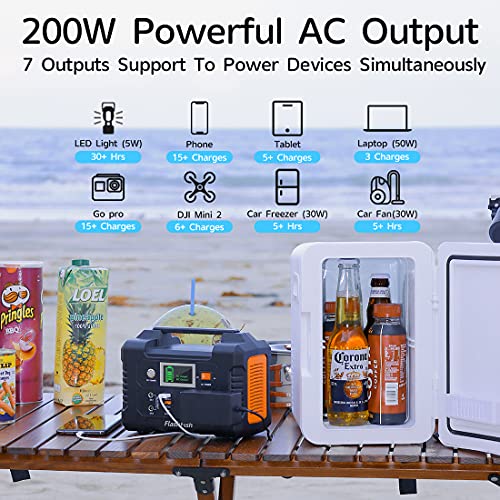 200W Power Station for Outdoor Adventures, Camping