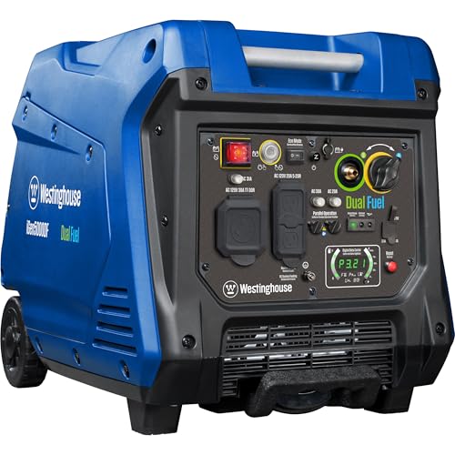 Westinghouse 4500W Super Quiet Dual Fuel Inverter Generator