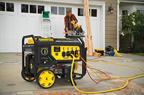 Champion Dual Fuel Portable Generator - Electric Start