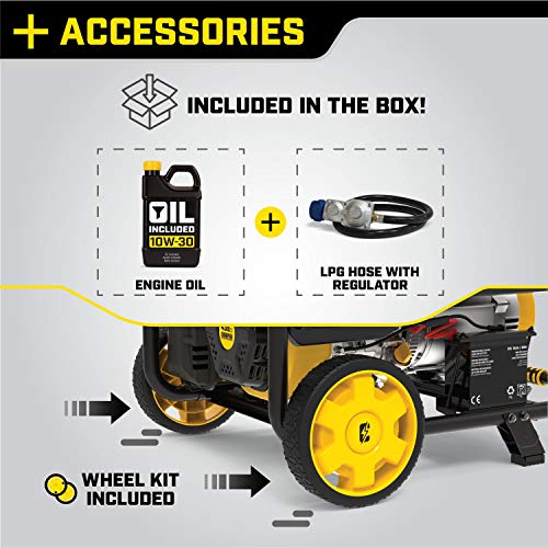 Champion Dual Fuel Portable Generator - Electric Start