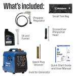 Westinghouse Super Quiet 2550W Portable Inverter Generator