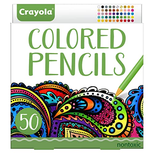 Crayola 50 Count Pre-sharpened Colored Pencils