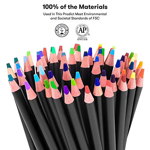 180-Color Artist Colored Pencils Set for Adults