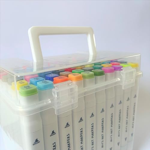 Ali's Alcohol Art Markers - 60 Vibrant Colors