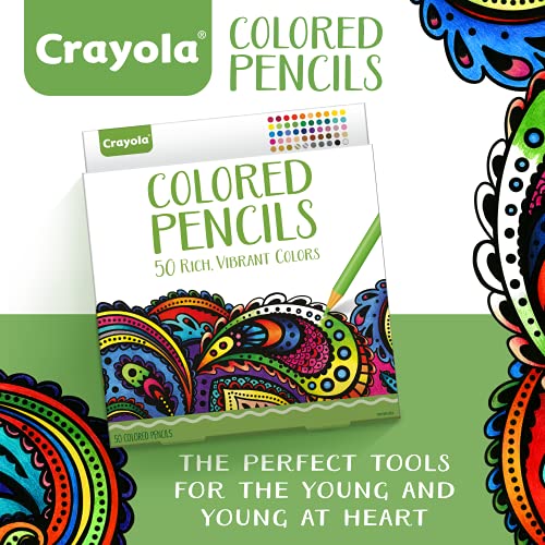 Crayola 50 Count Pre-sharpened Colored Pencils