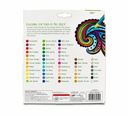 Crayola 50 Count Pre-sharpened Colored Pencils