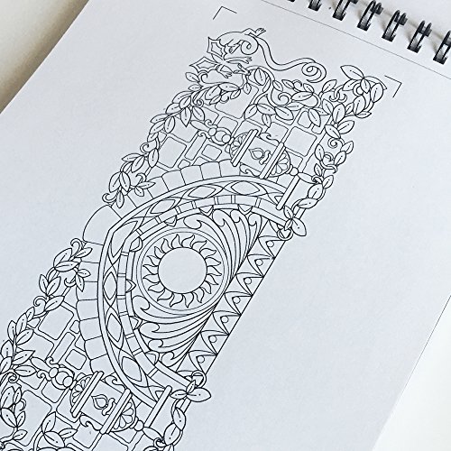 Mythical Enchantments Coloring Book with Fantasy Designs