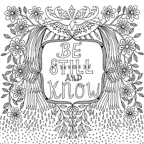 Inspirational Adult Coloring Book: 31 Stress-Relieving Designs