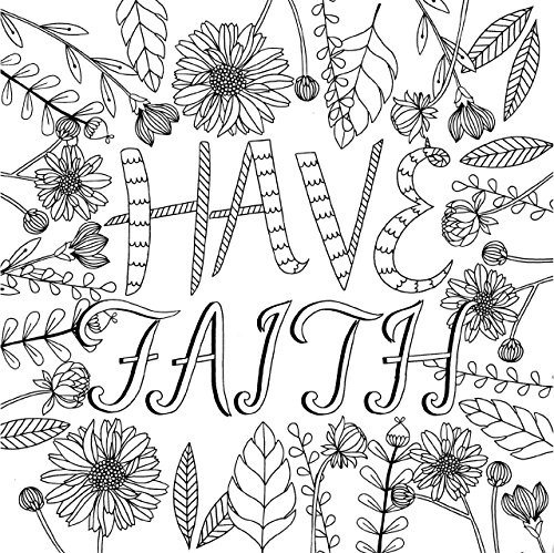 Inspirational Adult Coloring Book: 31 Stress-Relieving Designs