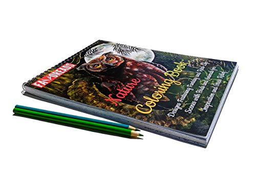 Fantasy and Real-Life Nature Coloring Book: Relax and Inspire!