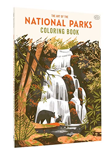 National Parks Coloring Book: Artful Awe for Adults