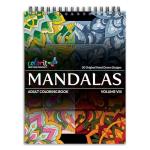 ColorIt Mandalas Volume VIII Adult Coloring Book, 50 Patterns