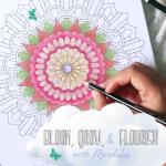 ColorIt Mandalas Volume VIII Adult Coloring Book, 50 Patterns